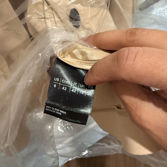 NWOT LAFAYETTE 148 New York Knox belted cotton-blend twill jacket size 6 - Picture 7 of 7